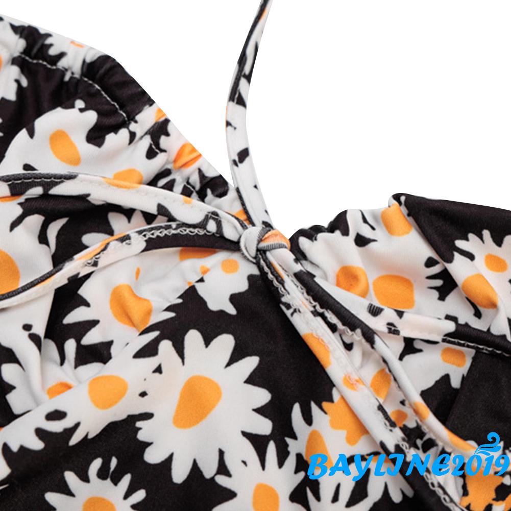 Đầm Hoa Hai Dây Thời Trang Nữ