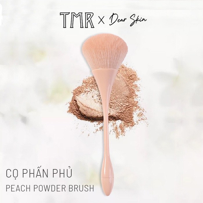 Cọ Phủ Phấn Peach Powder Brush TMR chính hãng, lông cọ mềm mượt cao cấp, tạo nét tự nhiên mỏng mịn khi dùng cọ