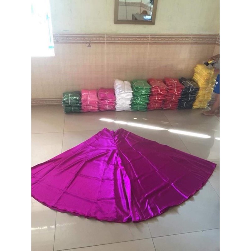 Quần ống xéo 80cm, quần váy dài mặc áo dài truyền thống105-110-115-120cm