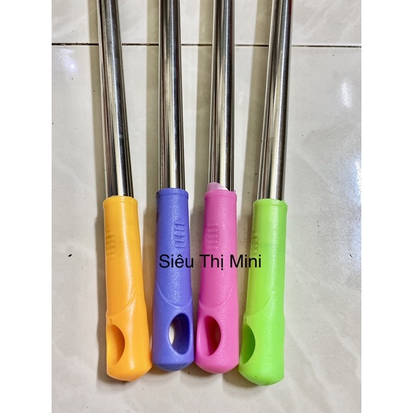 Cây Cọ Chà Rửa Lốc Sên Xe & Bồn Cầu Cán Inox