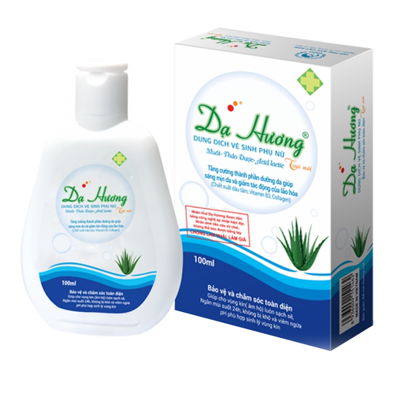 Dung dịch vệ sinh phụ nữ Dạ hương khử mùi hôi, vệ sinh sạch sẽ chai 100ml