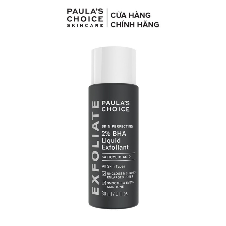 [CHÍNH HÃNG] Dung dịch loại bỏ tế bào chết Paula's Choice 2% BHA 30ml