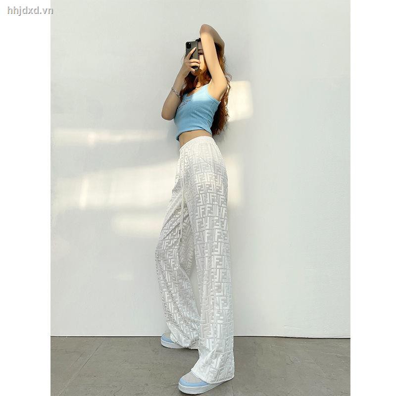 Quần Dài Ống Rộng Phong Cách Âu Mỹ Thời Trang Sành Điệu Cho Nữ