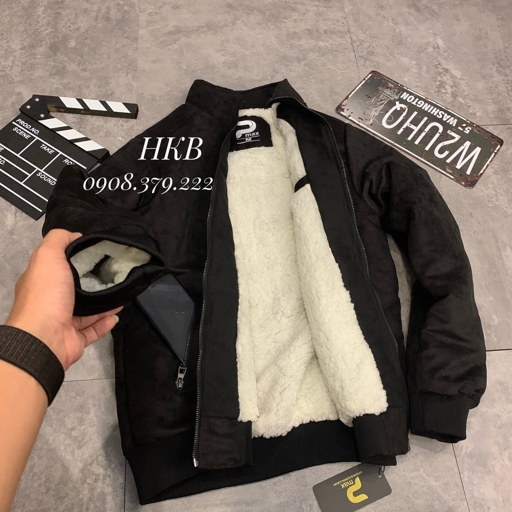 ( 100% Video thật ) Áo Khoác Nam Da Lộn, Bên Trong Lót Lông Siêu Ấm, Phong Cách Trẻ Trung, Lịch Lãm. | BigBuy360 - bigbuy360.vn