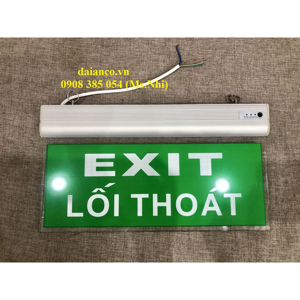 [HCM] Khuyến mãi Biển Chỉ Dẫn Thoát Nạn Hai Mặt Exit Lối Thoát YF-1019 (YF2- 0ELT-1019)