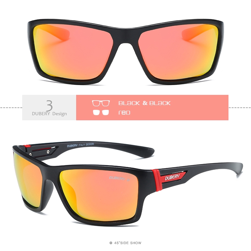 Kính mát phân cực DUBERY thời trang cá tính cho nam