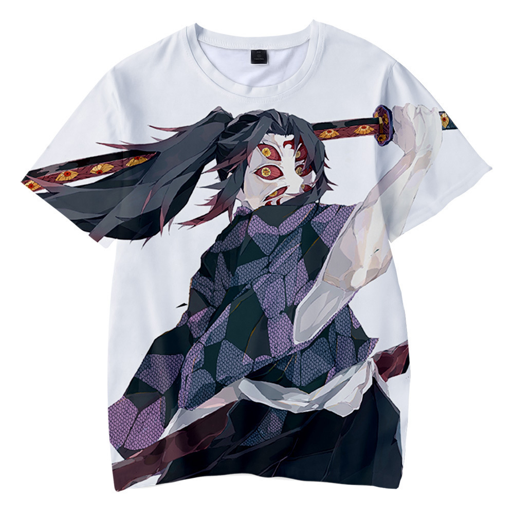 Áo Thun Croptop Tay Ngắn Họa Tiết Demon Slayer Plus Size | BigBuy360 - bigbuy360.vn