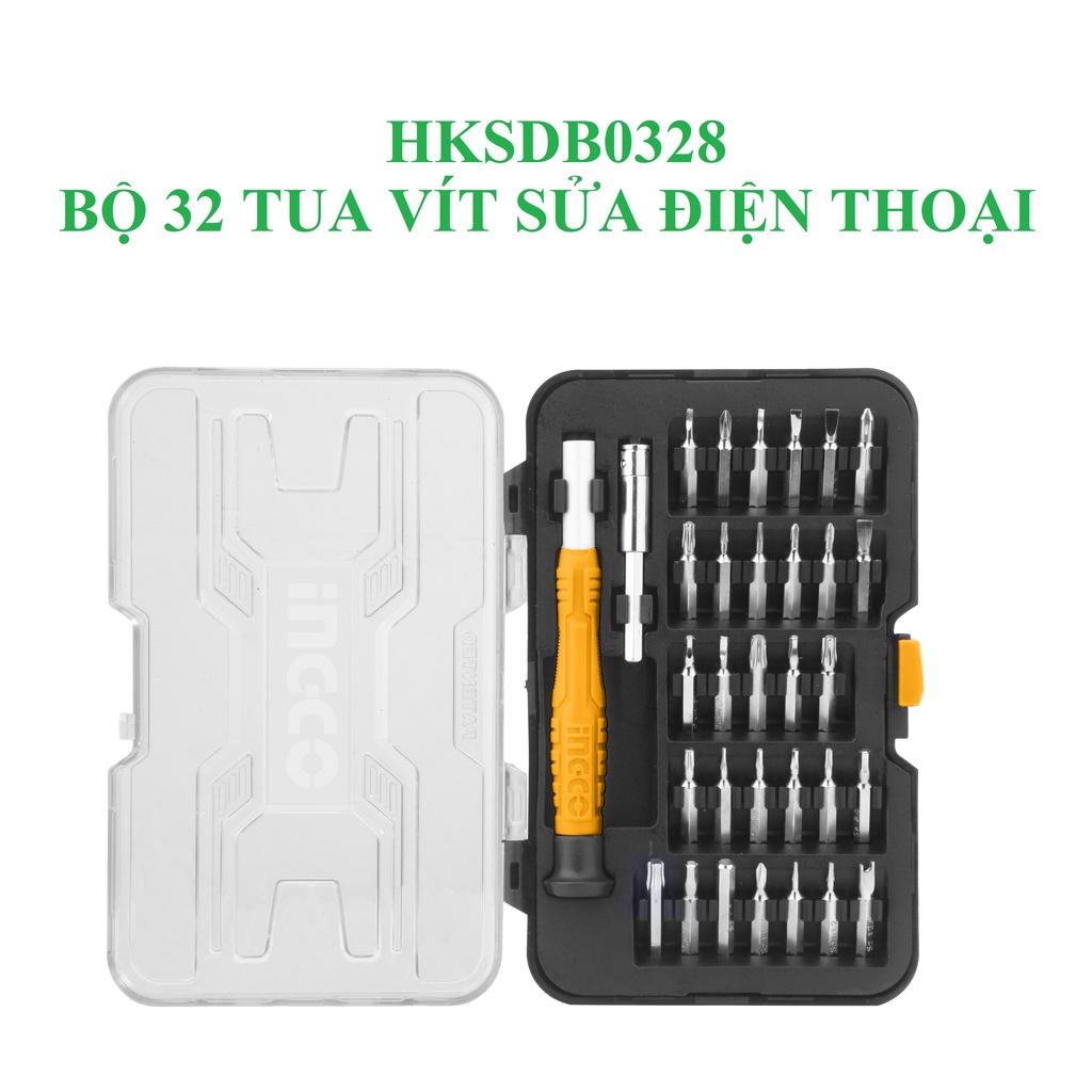 HKSDB0328 Bộ tua vít chính xác 32 đầu hiệu Ingco