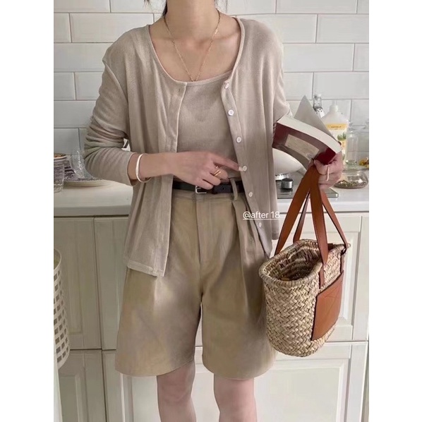 Set áo khoác mỏng kèm 2 dây