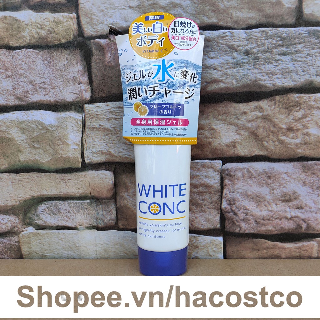 Kem dưỡng trắng da White Conc Watery Cream 90g của Nhật