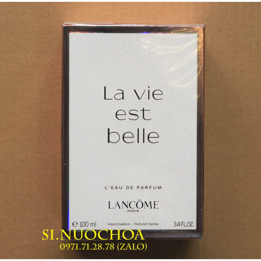 [Mã 66FMCGSALE hoàn 8% xu đơn 500K] [ 100ml ] Nước Hoa Nữ Lancome Lavie Est Belle EDP 100ml