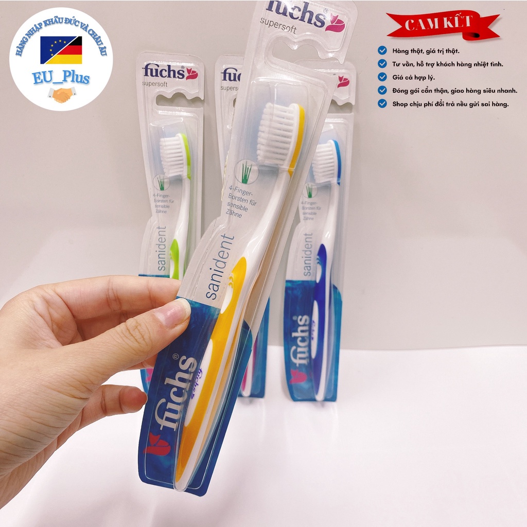 Bàn Chải Fuchs Sanident Loại Mềm (Đức) - Super soft