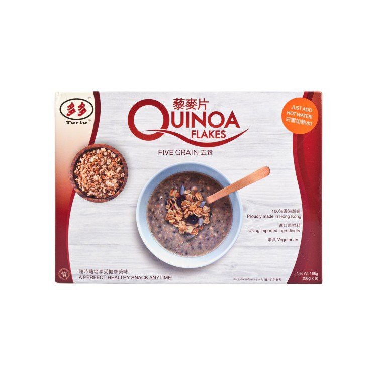 Bột Ngũ Cốc Quinoa Torto Original Hộp 168g - Hàng Chính Hãng Nhập Khẩu HongKong - Date: 2022