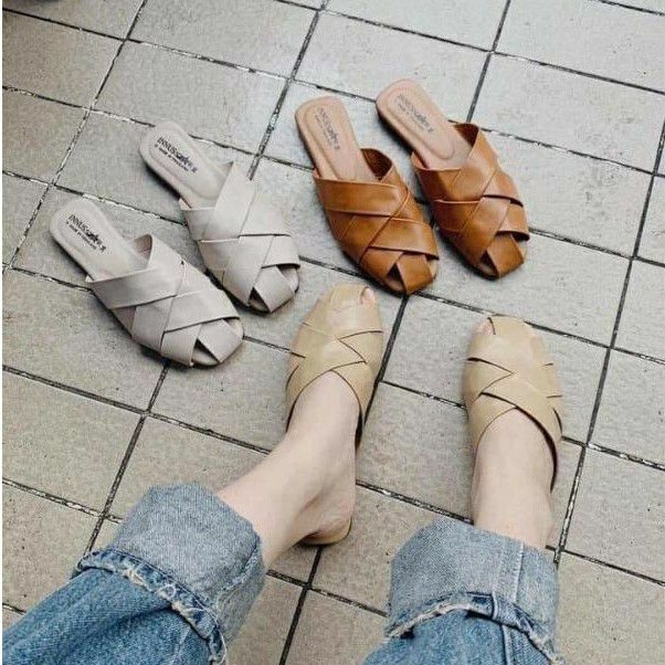 Dép sục nữ đan dây mềm chuẩn Thái Lan size 36-40