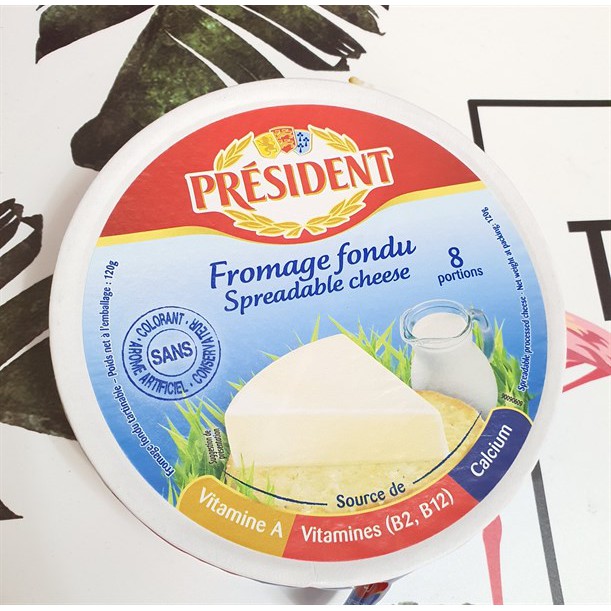 [Mã GROSALEHOT giảm 8% đơn 250K] Hộp Phô mai President 120g/hộp | BigBuy360 - bigbuy360.vn