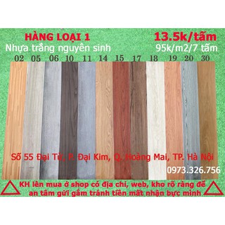 Sàn nhựa vân gỗ - Sàn nhựa dán sẵn keo