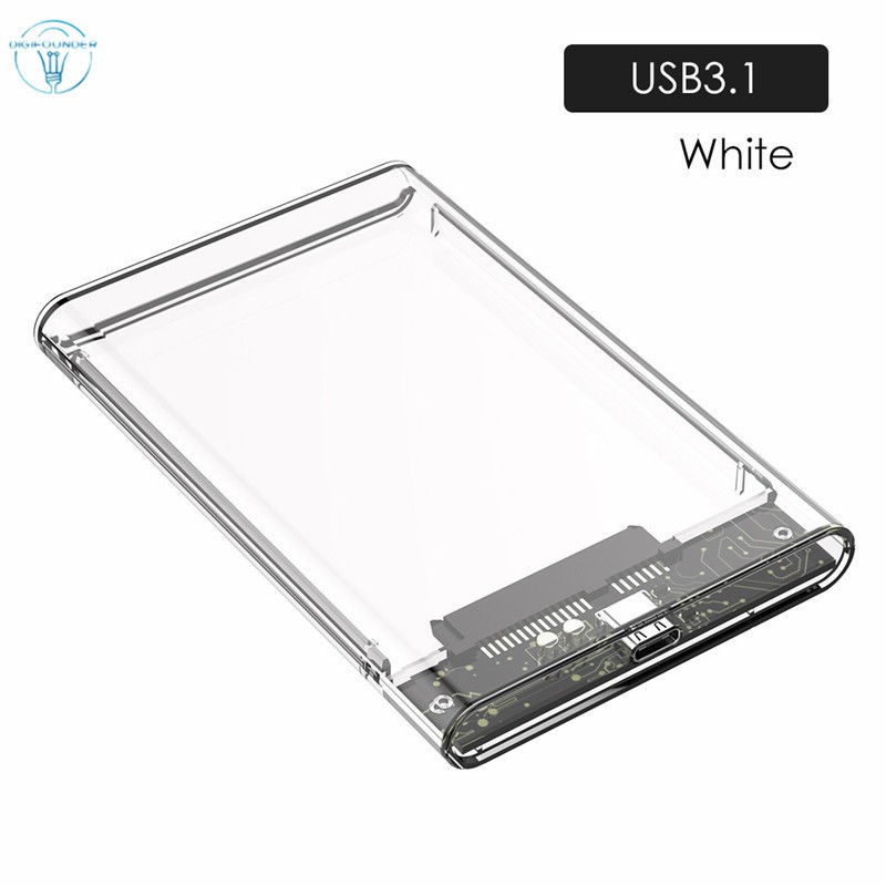 Hộp đựng ổ cứng HDD SSD trong suốt DG 2.5" SATA 2.0/3.0/3.1 USB 3.0 chất lượng cao | BigBuy360 - bigbuy360.vn