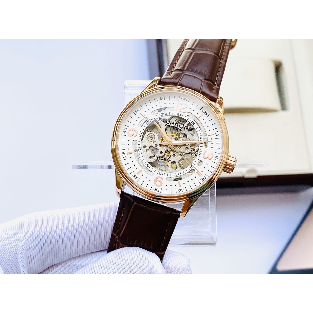Đồng hồ nam STUHRLING MEN'S WATCH SKELETON M15046 - Siêu phẩm lộ cơ cực chất