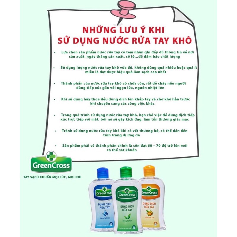 Nước rửa tay khô diệt khuẩn grencroos 250ml và 100ml (xuất hoá đơn đỏ ) date mới