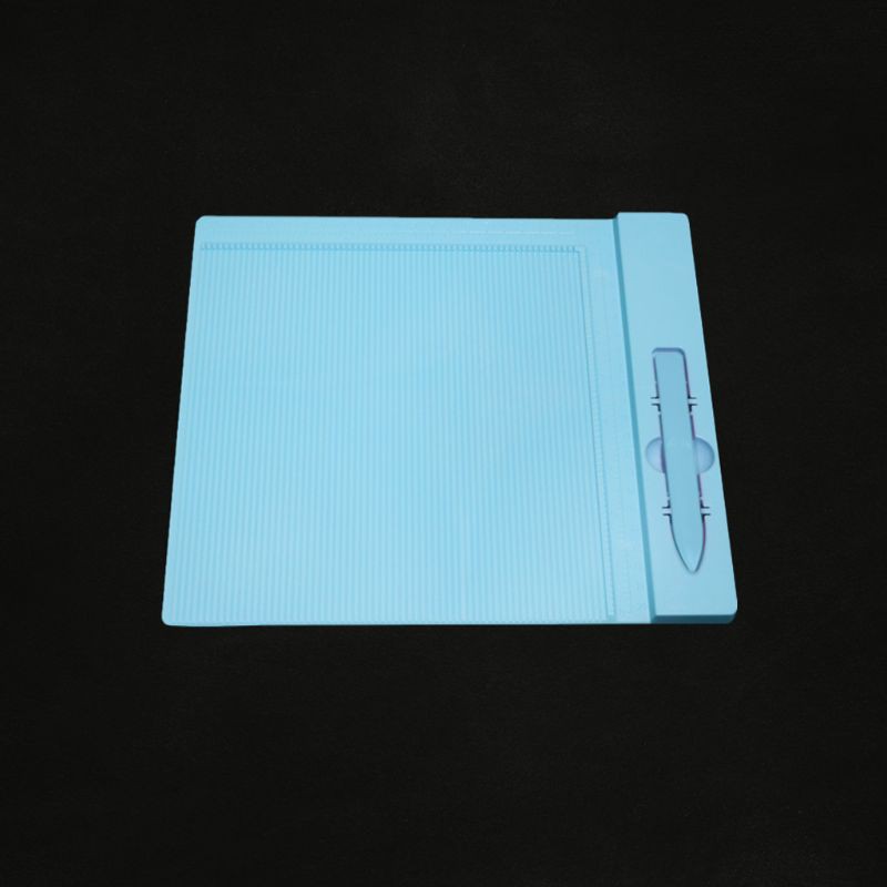 Bảng cắt lõm đo mini dùng cho gấp giấy origami/gấp thẻ/phong bì