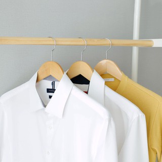 Combo 5 móc treo quần áo bằng gỗ cho shop thời trang
