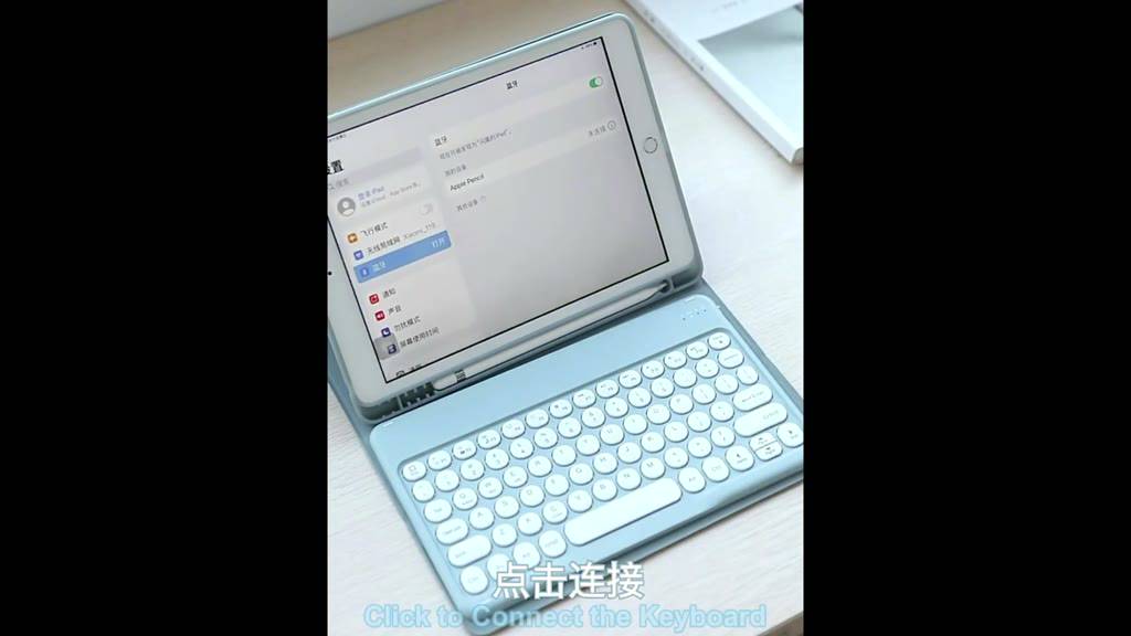Bộ Bàn Phím Và Chuột Bluetooth Không Dây 10 inch Gọn Nhẹ Cho iPad Android Tablet Windows Laptop | BigBuy360 - bigbuy360.vn