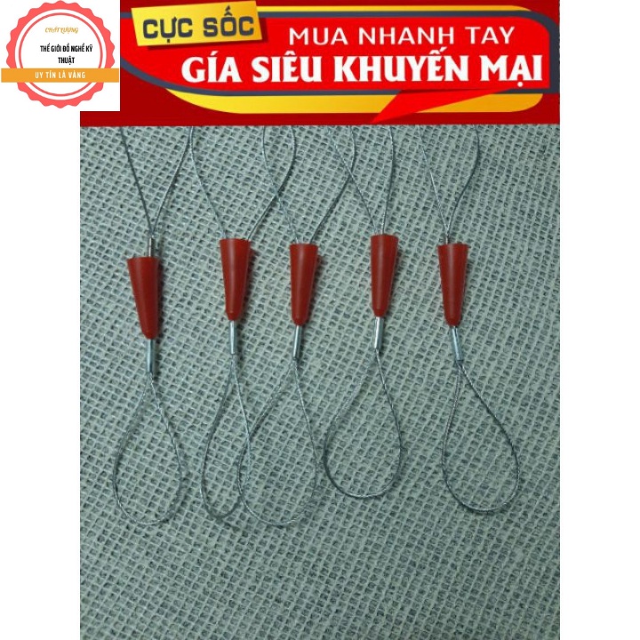 Dây thít dùng để buộc dây điện với đầu dây mồi, giúp việc kéo dây được dễ dàng, rất tiện lợi khi thi công