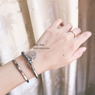 lắc tay bi titan có tag không đen