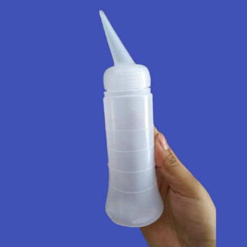 Bình Tra nước Dập uốn tóc, Bình Nhựa Tra Thuốc uốn tóc 260ml