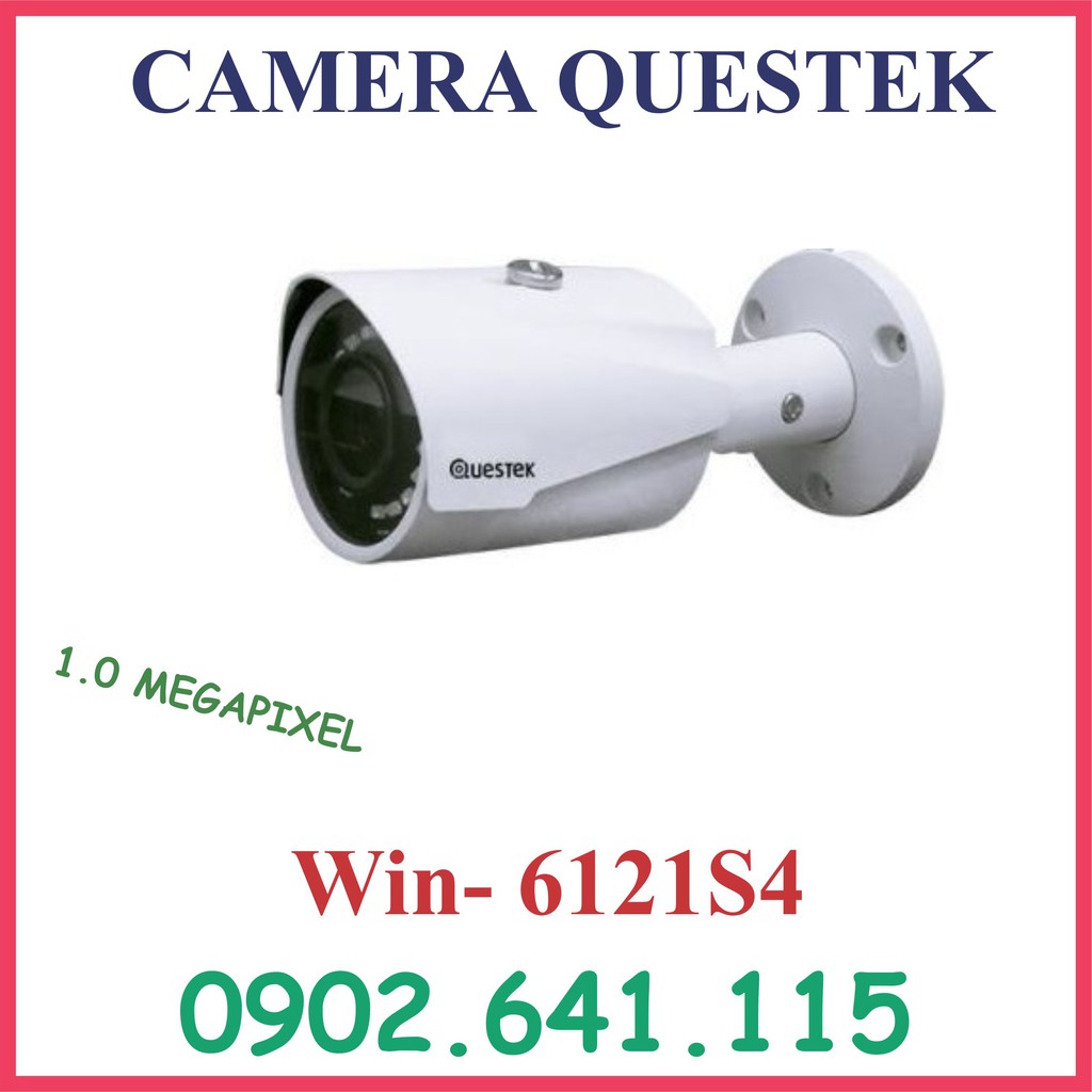 Camera QUESTEK WIN-6121S4 1.0MP (CVI, TVI,AHD,Analog)