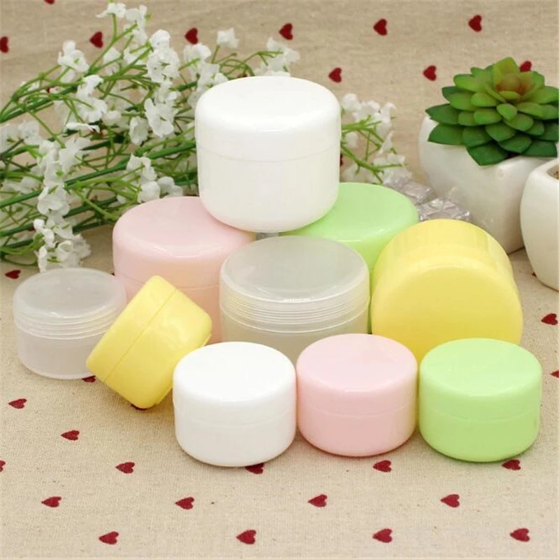 Hộp Tròn 10/20/30g Đựng Kem Dưỡng Da Mặt Khi Đi Du Lịch