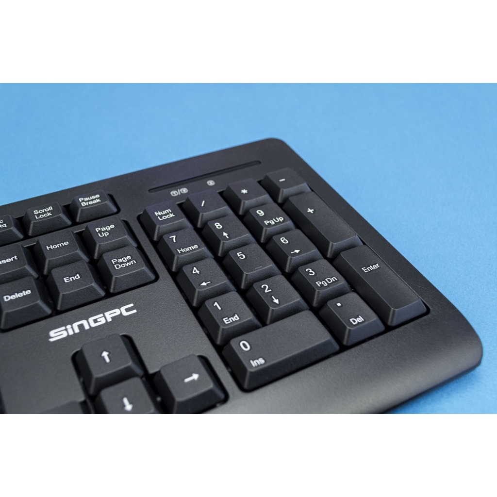 Bộ bàn phím chuột không dây SingPC WKB-1960CB - Hàng Chính Hãng