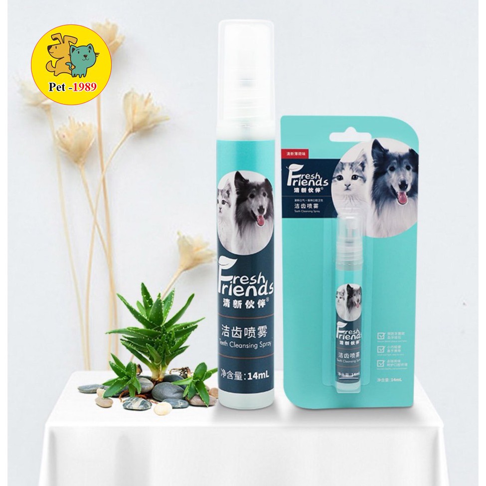 Xịt Thơm Miệng Fresh Friend 14ml Cho Chó Mèo Pet-1989