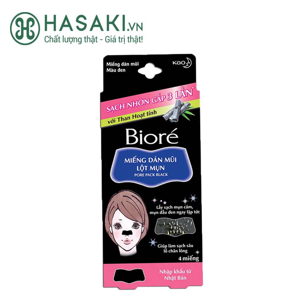   Miếng Dán Mũi Lột Mụn Bioré Pore Pack