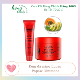 Kem đa năng bôi muỗi đốt hăm tã nẻ môi vết bỏng nhẹ chàm sữa cho bé LUCAS PAPAW OINTMENT đu đủ chính hãng 00037