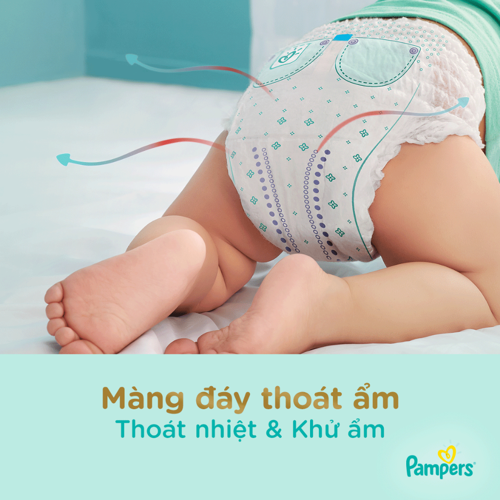 [MKB Gift] - Tã Quần Pampers Nhật Thượng Hạng, Size M(48 miếng)/ L(38 miếng)/ XL(36 miếng), Siêu Mềm Mịn &amp; Thoáng Khí