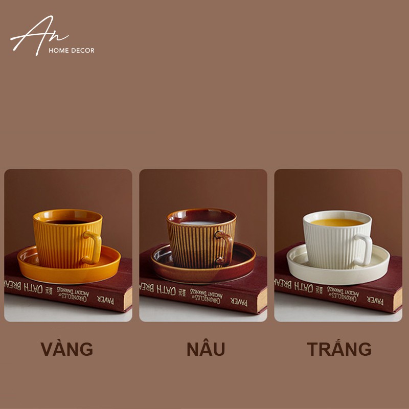 Cốc đĩa ly cà phê Cafe gốm sứ 200ml | BigBuy360 - bigbuy360.vn