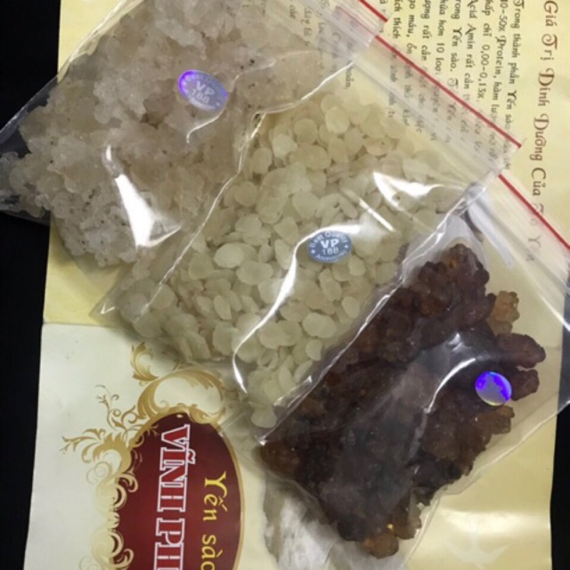Combo Tuyết Yến, Nhựa Đào,Bồ Mễ (100gr mỗi loại)