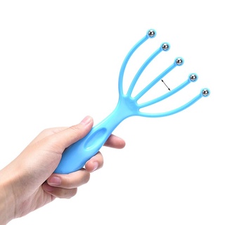 Dụng cụ massage đầu 5 nhánh gắn bi sắt giải tỏa căng thẳng (MD5B)