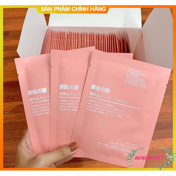 Mặt Nạ Nhau Thai Cừu Tế Bào Gốc Rwine Beauty Stem Cell Placenta Mask Nhật Bản (CHÍNH HÃNG)