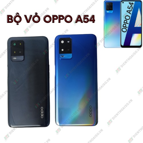 Vỏ oppo a54 xanh dương và đen