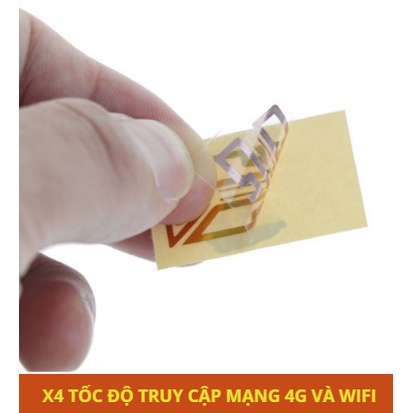 Miếng chíp dán kích sóng tăng tốc độ mạng 4G và wifi