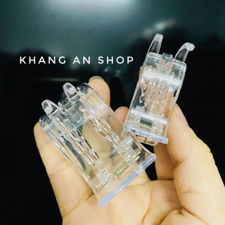 Kẹp tóc càng cua răng trong suốt