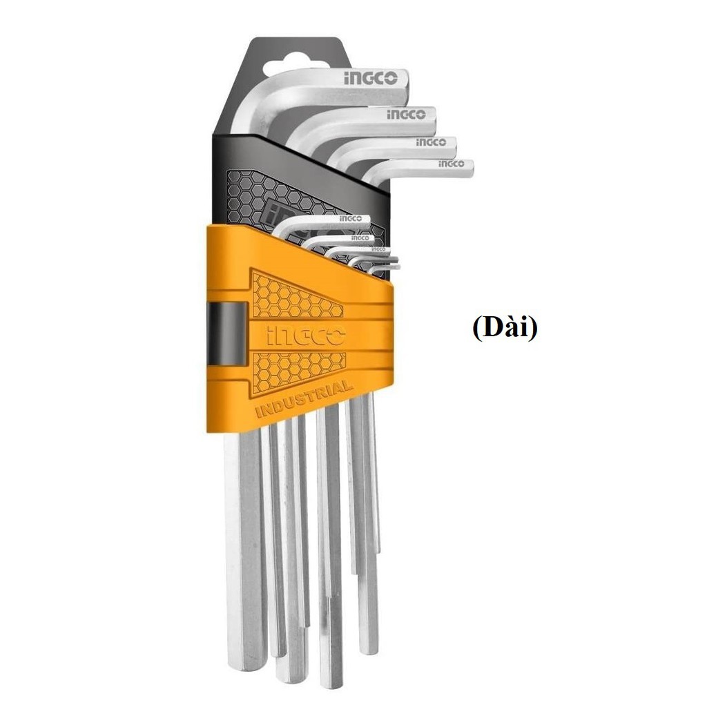 Bộ lục giác 9 cái hai đầu ( Đầu Bằng - Đầu Bằng ) TOTAL ( THT106191 / THT106192) INGCO ( HHK11091 / HHK11092)