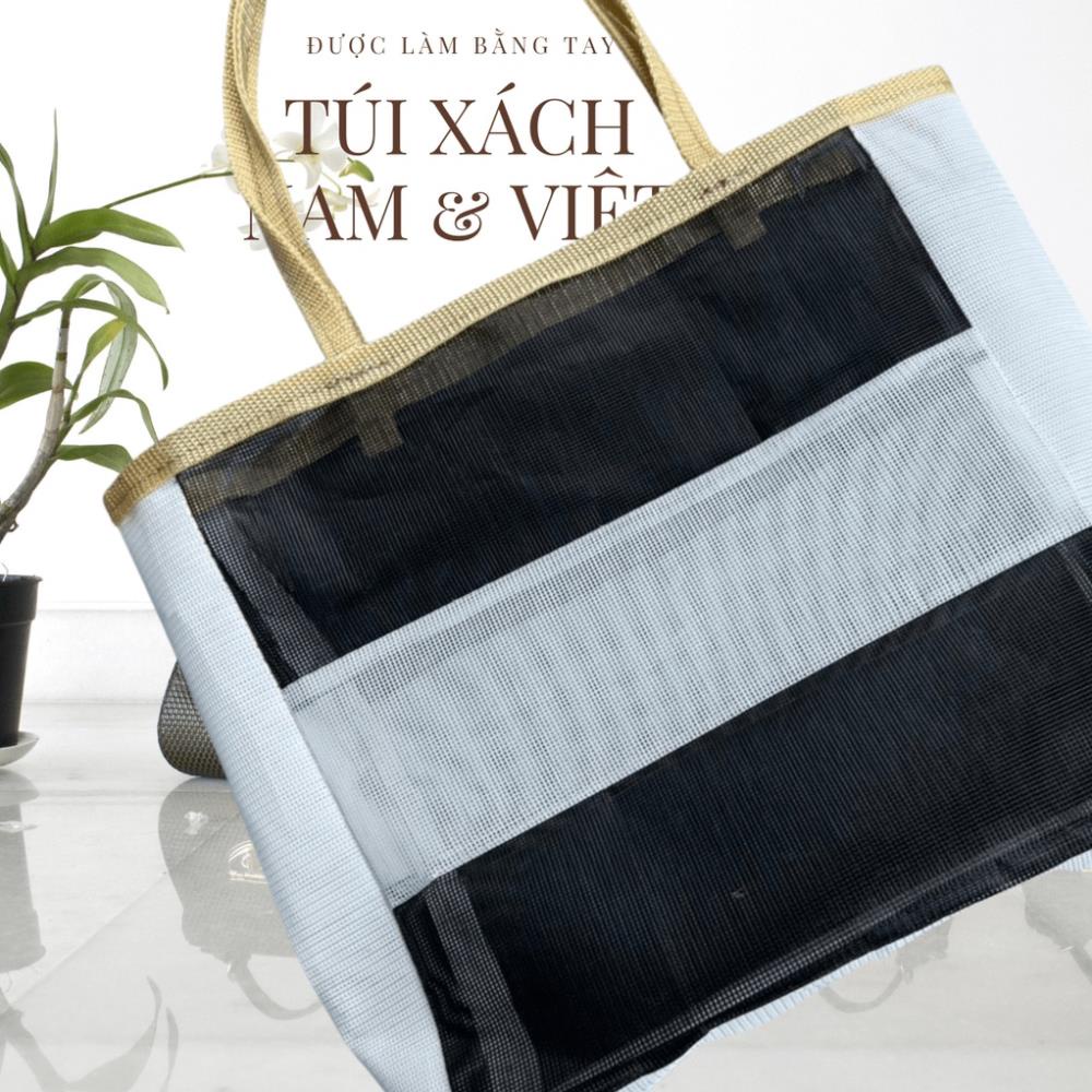 Túi Xách Lưới - Màu Sắc Tùy Chọn - Nhựa Nam Việt