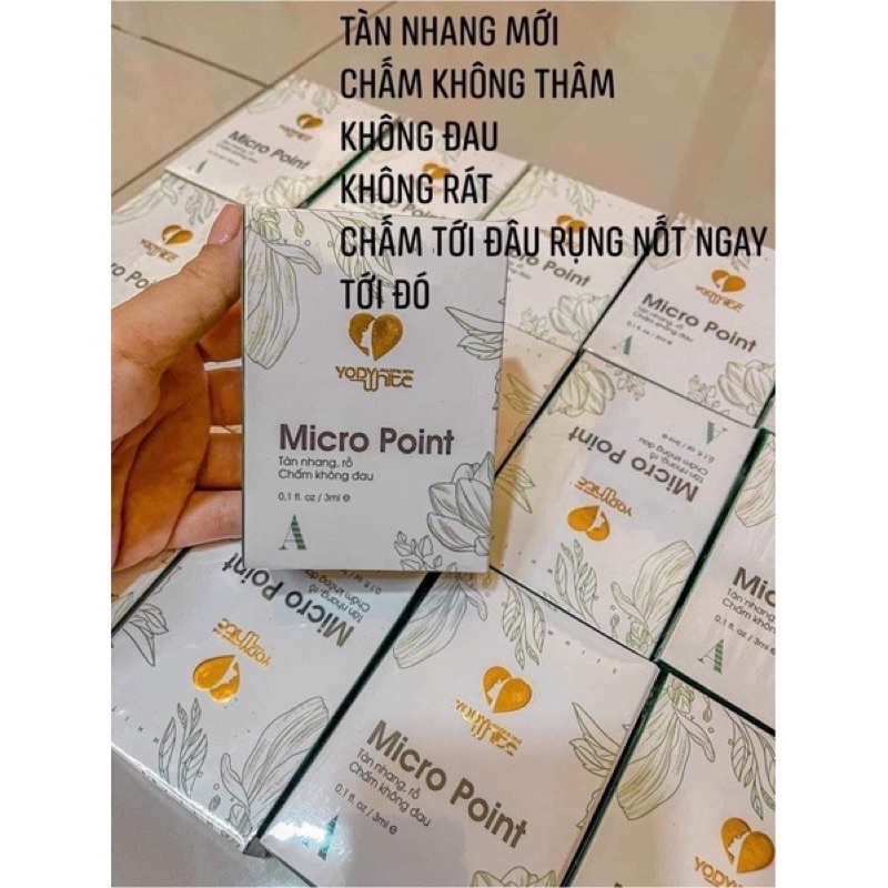 Chấm tàn nhang mới mát lạnh không đau yody white Phương Anh