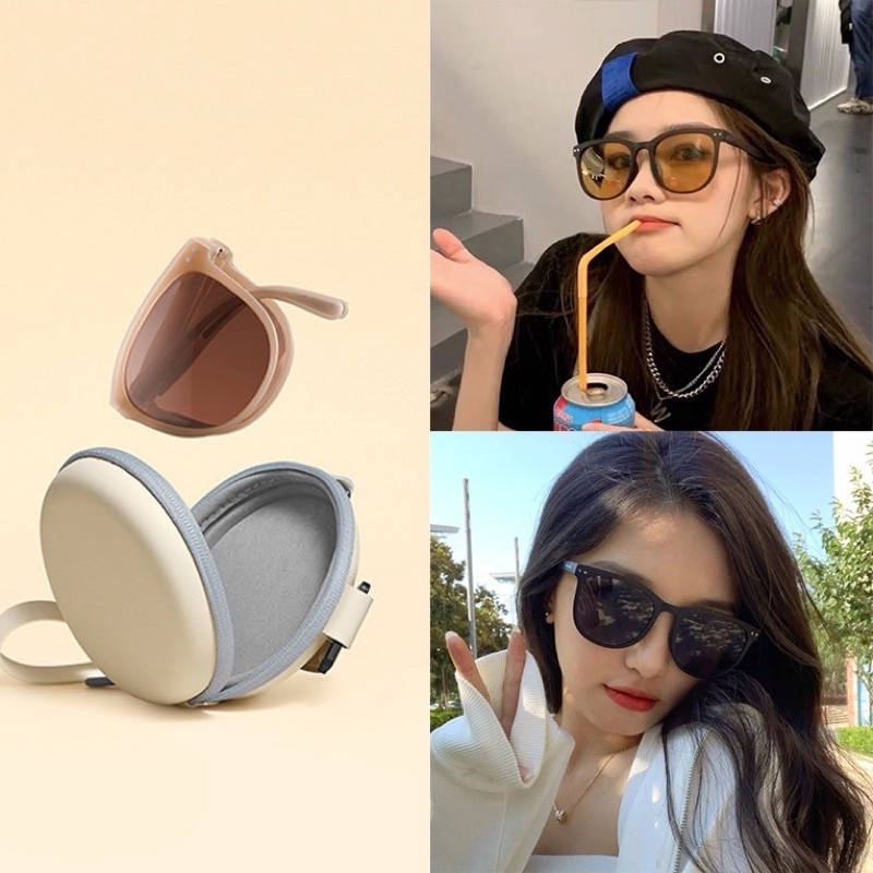 Kính râm nam nữ thời trang gấp gọn cầm tay ms184