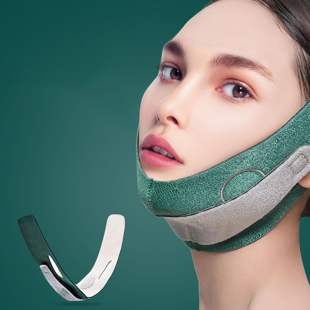 [Hàng mới về] Mặt nạ nâng cơ mặt mát xa làm thon gọn tạo cằm chữ V và chống nếp nhăn