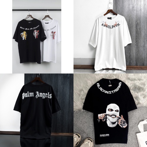 Áo Thun clothing logo unisex 2 màu trắng đen Nam Nữ Tay Lỡ Chất Đẹp - basic tee - áo phông fom rộng