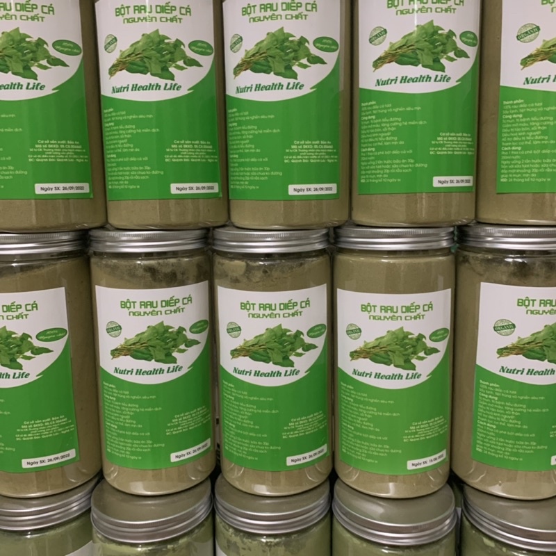 Bột diếp cá nguyên chất sấy lạnh